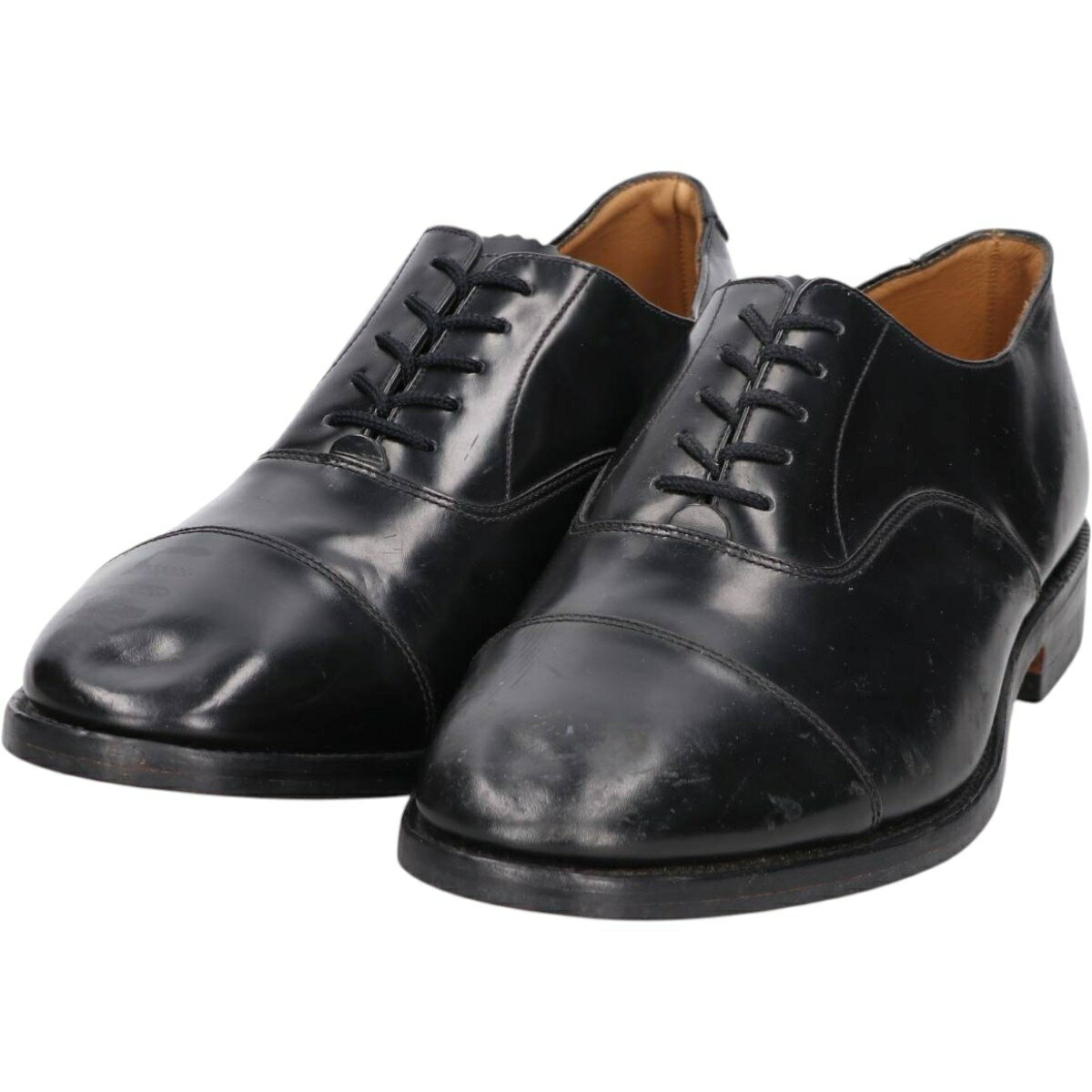 Business - 古着 ローク Loake プレーントゥシューズ 英国製 9 1/2 メンズ28.0cm相当 /saa014893 【中古】 【260228】 ブラック系 春夏秋冬