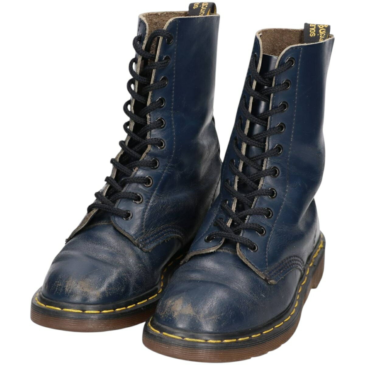 美品Dr.Martensドクターマーチン　ネイビー Dr.Martens（ドクターマーチン） ブーツ 「日本限定」1460 ネイビー