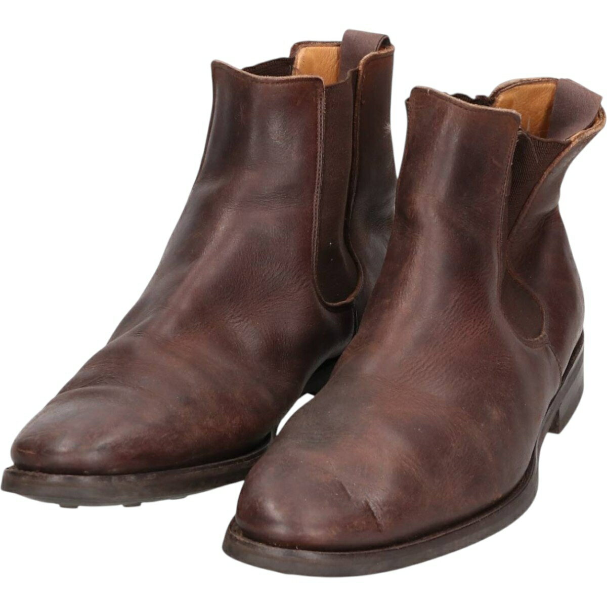 古着 ボーウェン BOWEN サイドゴアブーツ 英国製 9 メンズ27.5cm相当 /saa014993 【中古】 【260222】 ブラウン系 春夏秋冬