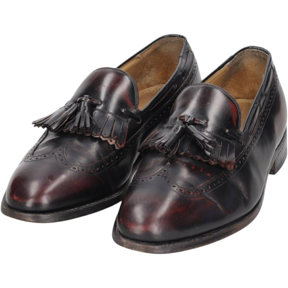 樂天商城 - 古着 ジョンストンアンドマーフィー JOHNSTON&MURPHY ARISTOCRAFT アリストクラフト タッセルローファー USA製 メンズ27.0cm相当 /saa015055 【中古】 【260413】