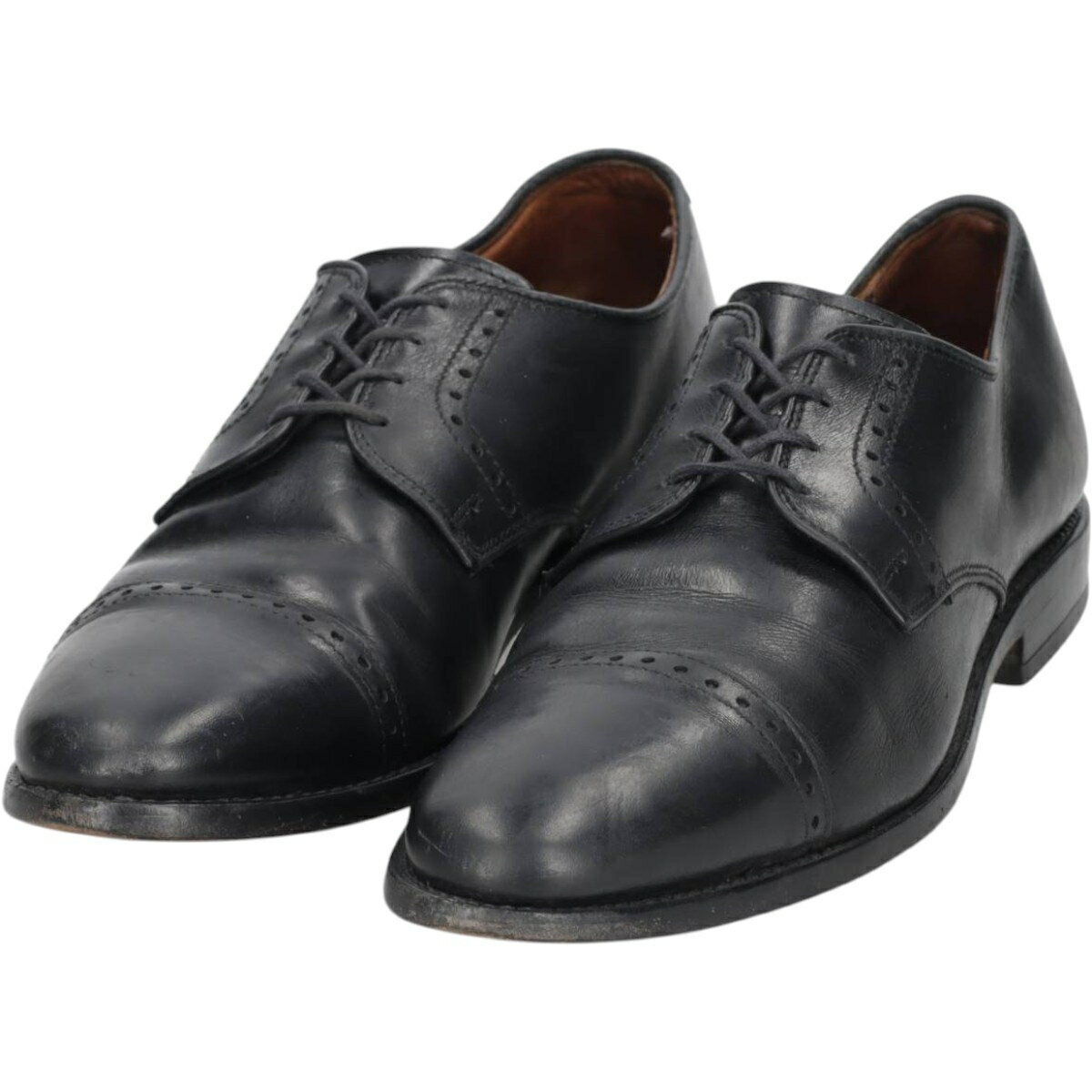 試着交換OK！70-80’s？Vintage 　アレンエドモンズ　サドルシューズ　ビジネスシューズ〈黒/BLACK/ブラック〉size9A　Vintage/　/メンズ//men's 菅NO.WZF-91 試着交換OK！AllenEdmonds アレンエドモンズ Hillcrest スワールモカ