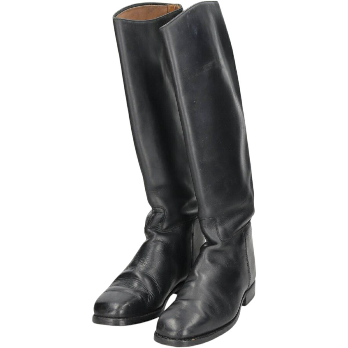 Jodhpurs - 古着 John Munn スチールトゥ ジョッキー乗馬ブーツ ロングブーツ メンズ26.0cm相当 /saa015238 【中古】 【260504】 ブラック系 春夏秋冬
