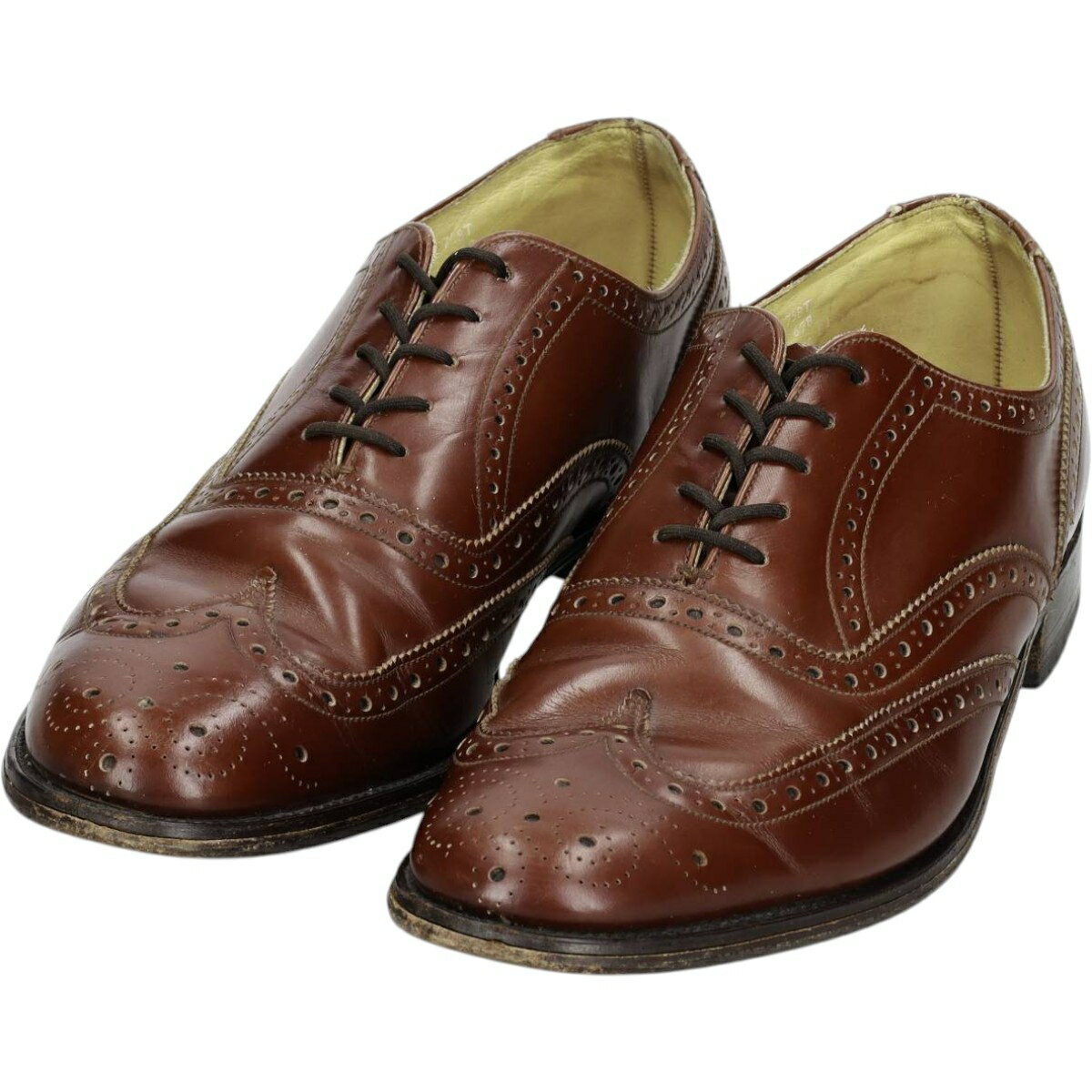 Other - 古着 ローク Loake フルブローグ ウイングチップシューズ 英国製 メンズ27.0cm相当 /svb001150 【中古】 【260528】