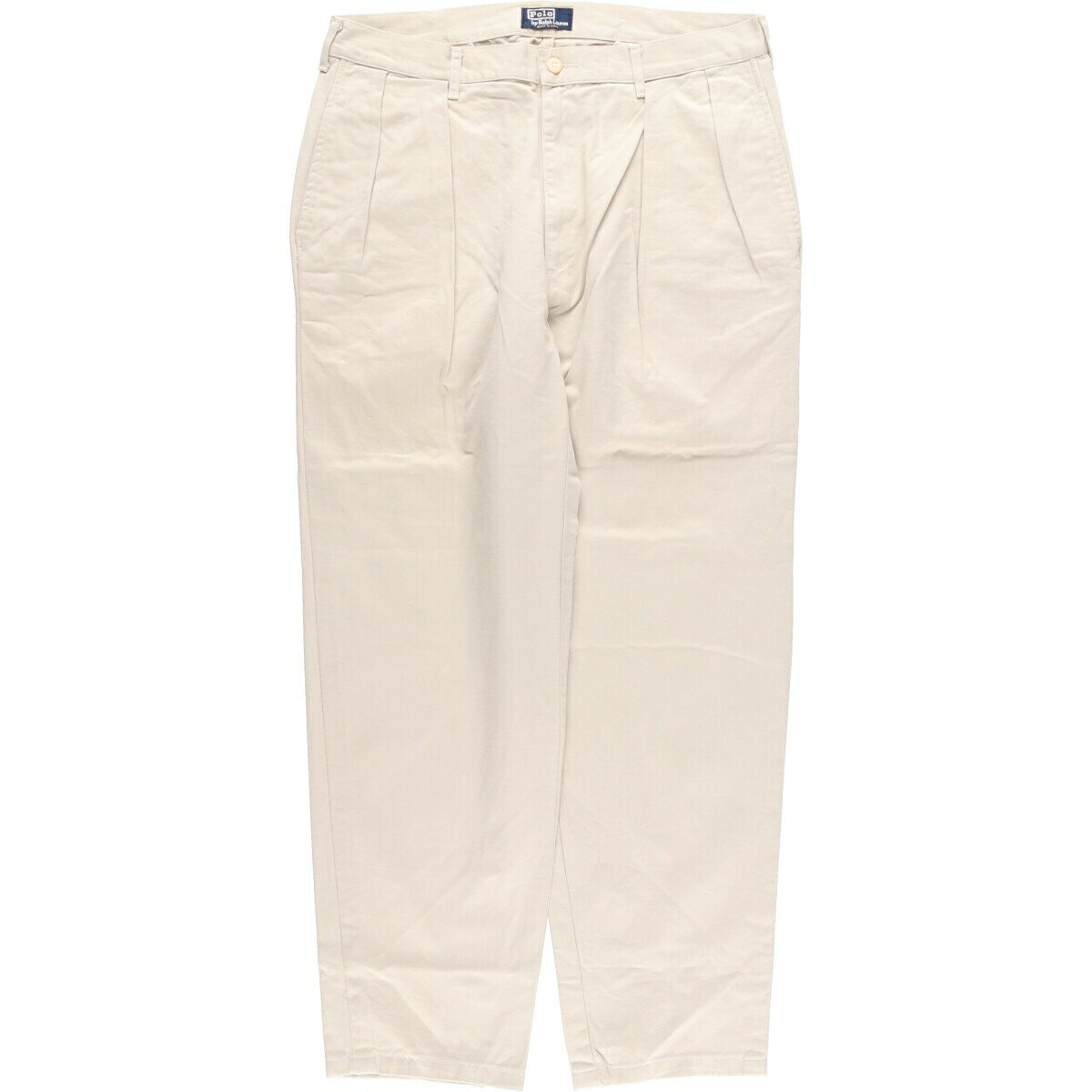 古着 90年代 ラルフローレン Ralph Lauren POLO by Ralph Lauren ツータック チノパンツ メンズw34 ヴィンテージ /taa000650 【中古】 【231113】