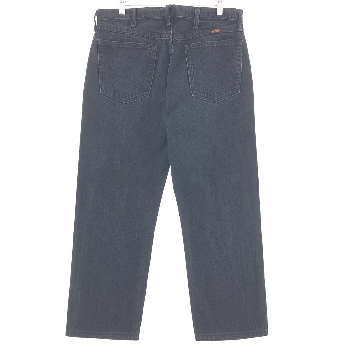 古着 RUSTLER ブラックストレートデニムパンツ メンズw35 /taa002107 【中古】 【231111】 ss2501_10