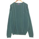 古着 ラルフローレン Ralph Lauren CHAPS チャップス ストライプ柄 コットンニットセーター メンズXL相当 /taa003389 【中古】 【250127】