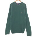 古着 90'S ラルフローレン Ralph Lauren CHAPS チャップス ヘリンボーン コットンニットセーター メンズXL相当 ヴィンテージ /taa0...