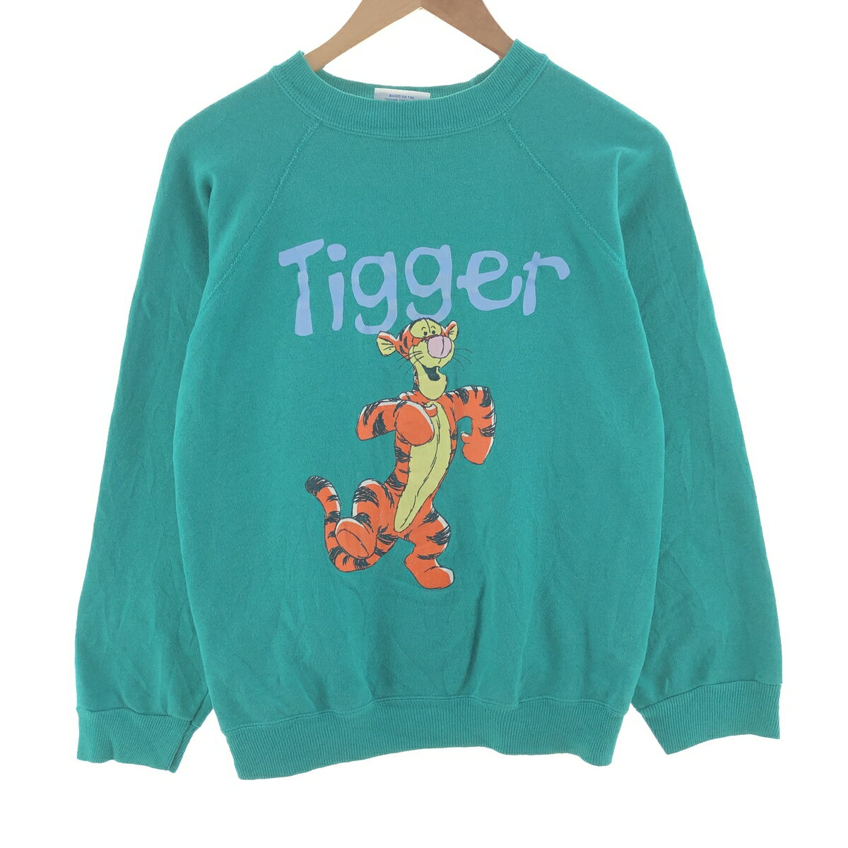 古着 90'S Pooh Tigger ティガー キャラクタースウェットシャツ トレーナー USA製 メンズL ヴィンテージ /taa003531 【中古】 【231223】