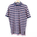 ラルフローレン POLO by Ralph Lauren 半袖 ボーダーポロシャツ メンズM Ralph Lauren /wer2816 【古着屋JAM】【中古】 160520