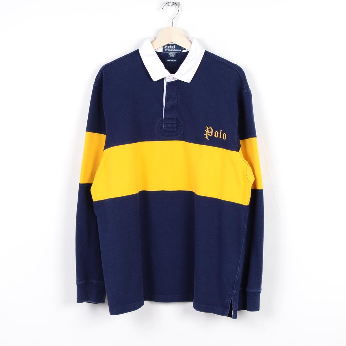 ラルフローレン POLO by Ralph Lauren ナンバリング ラガーシャツ メンズXL Ralph Lauren /wer2813 【古着屋JAM】【中古】 160520