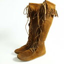 ミネトンカ フリンジブーツ US6 レディース23.0cm Minnetonka /bok6450 【中古】 【161229】【CS1802-3】【US1803-1】【PD1804-5】