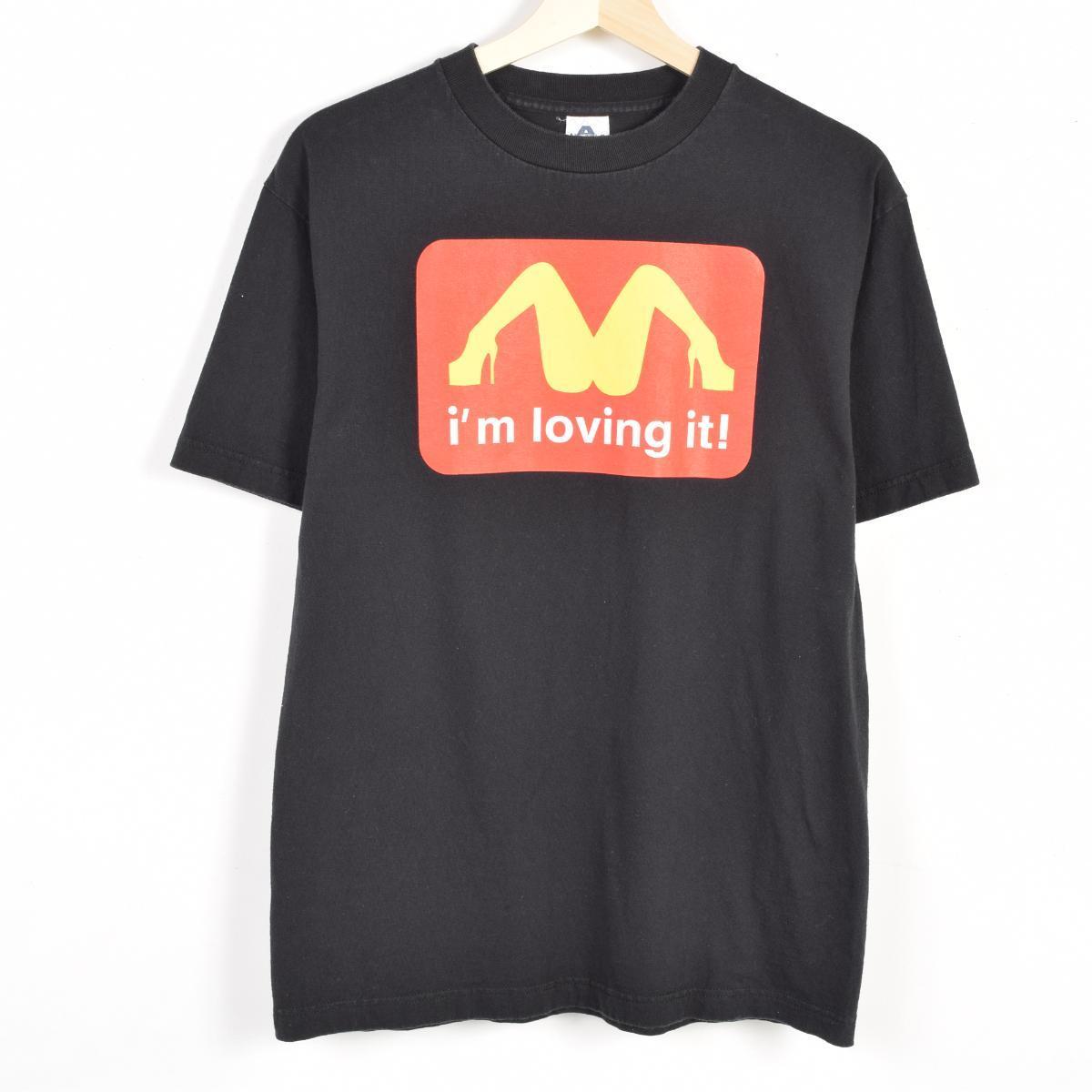 【楽天市場】I'M LOVING IT パロディ ロゴプリントTシャツ メンズM ALSTYLE /wad5017 【中古】 【170502