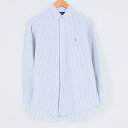 ラルフローレン Ralph Lauren ストライプ柄 長袖 ボタンダウンシャツ メンズXL /wai0569 【中古】 【170723】