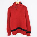 ラルフローレン Ralph Lauren POLO by Ralph Lauren ショルダーパッチ付き ショールカラー ウールニットセーター メンズXL /wag8462 【中古】 【170928】
