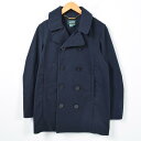ラルフローレン Ralph Lauren LAUREN ローレン コットン ピーコート Pコート レディースL /waj6497 【中古】 【170928】