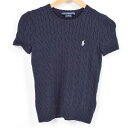 ラルフローレン Ralph Lauren RALPH LAUREN SPORT ケーブル編み 半袖 コットンニットセーター レディースM /wai2382 【中古】 【171015】
