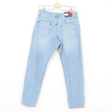 90年代 トミーヒルフィガー TOMMY HILFIGER バギー ジーンズ デニムパンツ 12 レディースXL(w31) /wam6865 【中古】【古着屋JAM】 【171124】【PD1804-3】【SS1809】