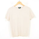 ラルフローレン Ralph Lauren LAUREN ローレン 半袖 カシミアニットセーター レディースM /wam6387 【中古】 【171130】