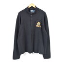 ラルフローレン Ralph Lauren POLO by Ralph Lauren ウールニットフルジップセーター メンズXXL /wao0730 【中古】 【171217】