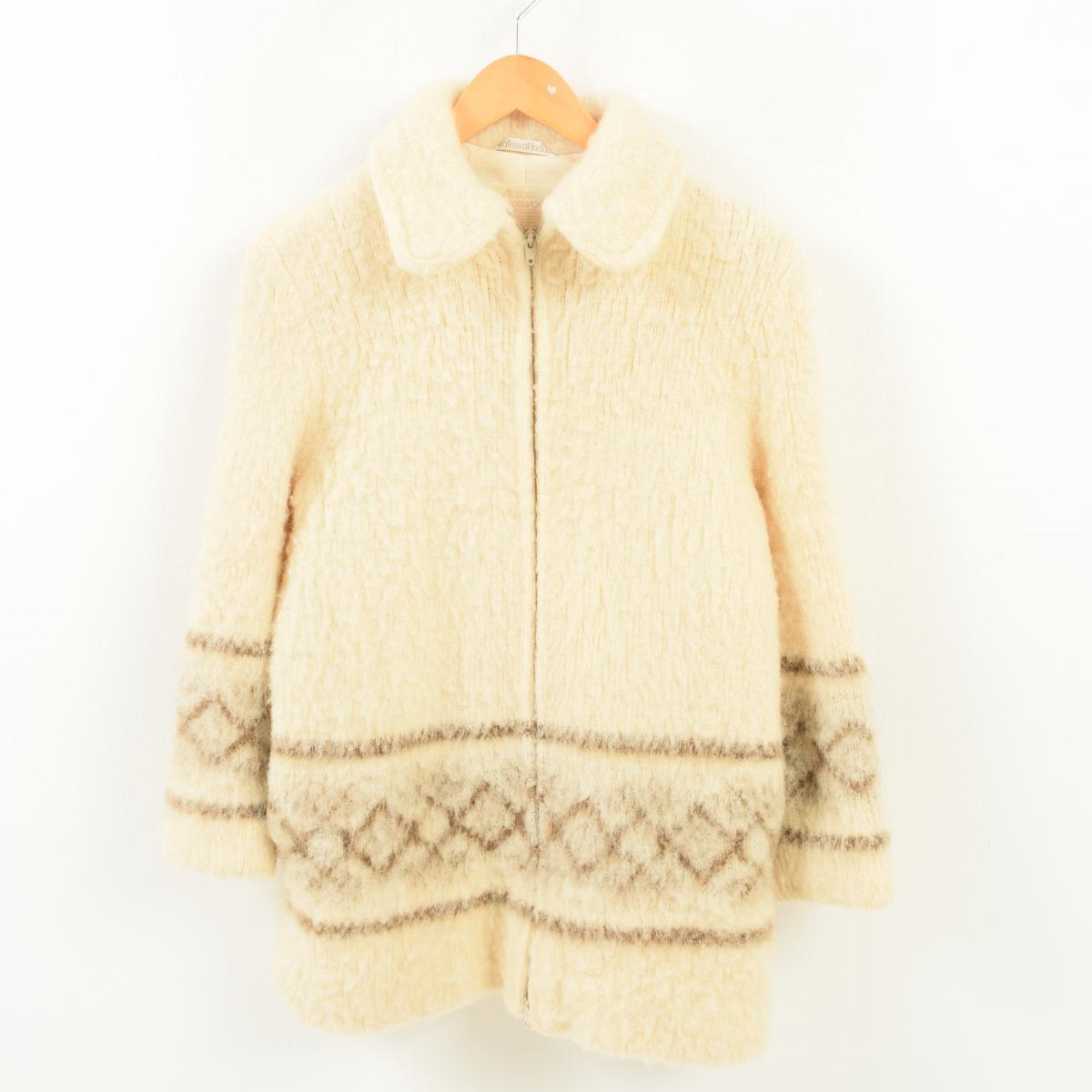 Alafoss icewool フルジップ ウールハーフコート レディースS /wak8253 【中古】 【180920】【SS1903】【PD191018】【GS1911】【【SS1912】】