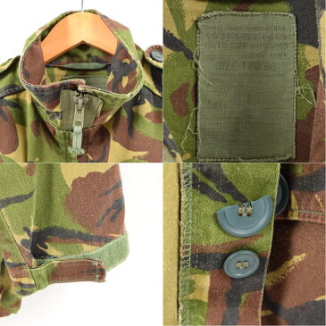 イギリス軍実品 DPMカモ 迷彩 ミリタリー コンバットジャケット メンズL /wal5880 【中古】【古着屋JAM】【古着屋JAM】 【180209】【SS1811】