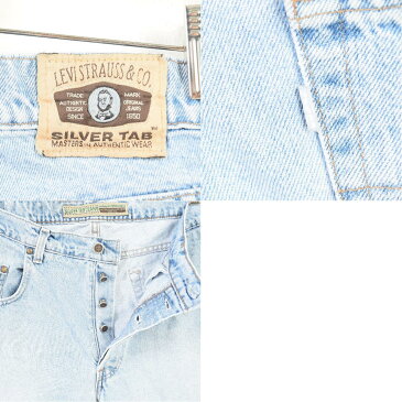 リーバイス Levi's SILVER TAB シルバータブ デニムショーツ ショートパンツ メンズw34 /war3177 【中古】 【180403】【PD191018】【CS2003】【SS2006】