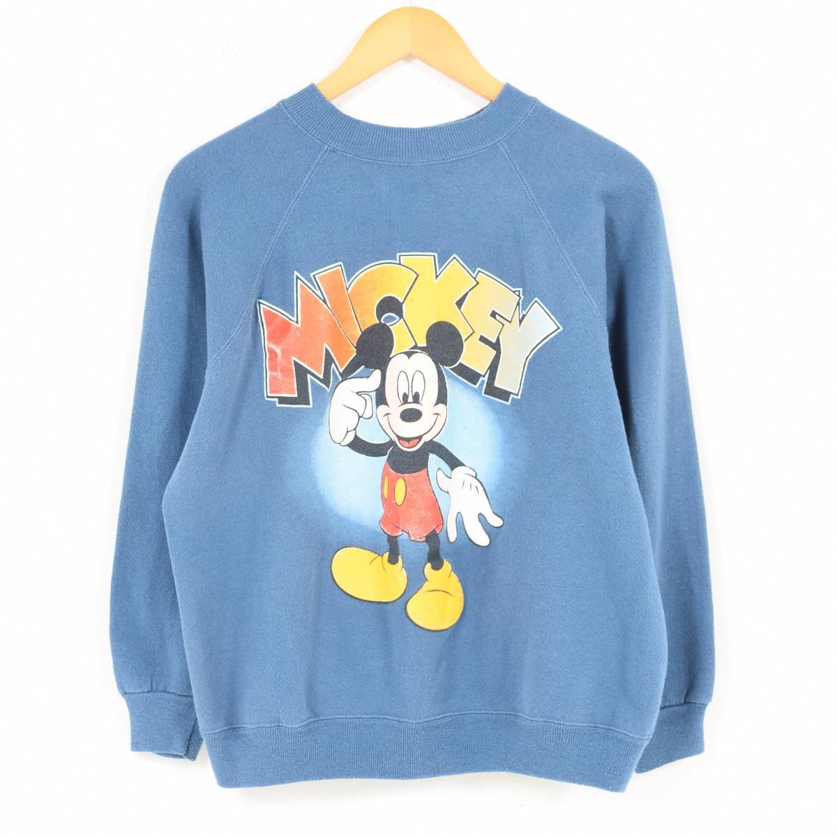 Mickey Unlimited Mickey Mouse ミッキーマウス キャラクタースウェットシャツ トレーナー Usa製 レディースm Waq4397 中古 180413 Pd191018 Gs1911 トレーナー 古着屋jam ジャム