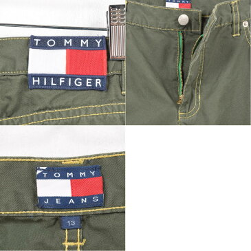 90年代~ トミーヒルフィガー TOMMY HILFIGER JEANS コットンパンツ レディースXL(w35) /war7496 【中古】 【180423】【PD191018】【GS1911】【TS2001】【ws2001】【【WS2001】】