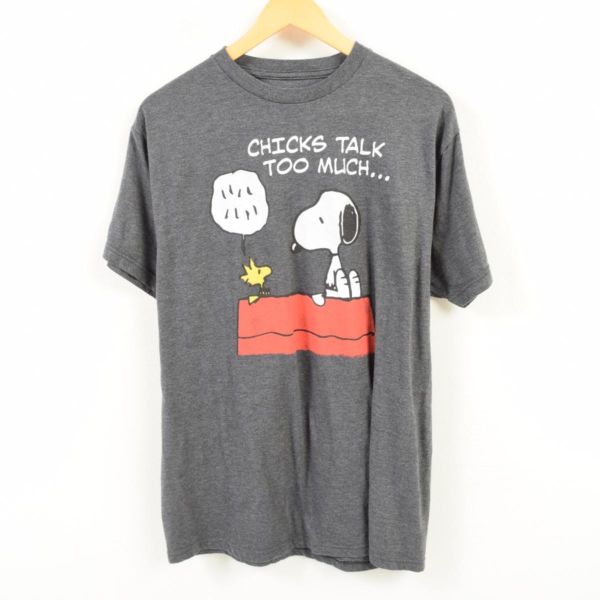 Peanuts Snoopy スヌーピー キャラクタープリントtシャツ レディースxl Waq2950 古着屋ｊａｍ Ss1906 Ss1907 キャラクターtシャツ 古着屋jam ジャム