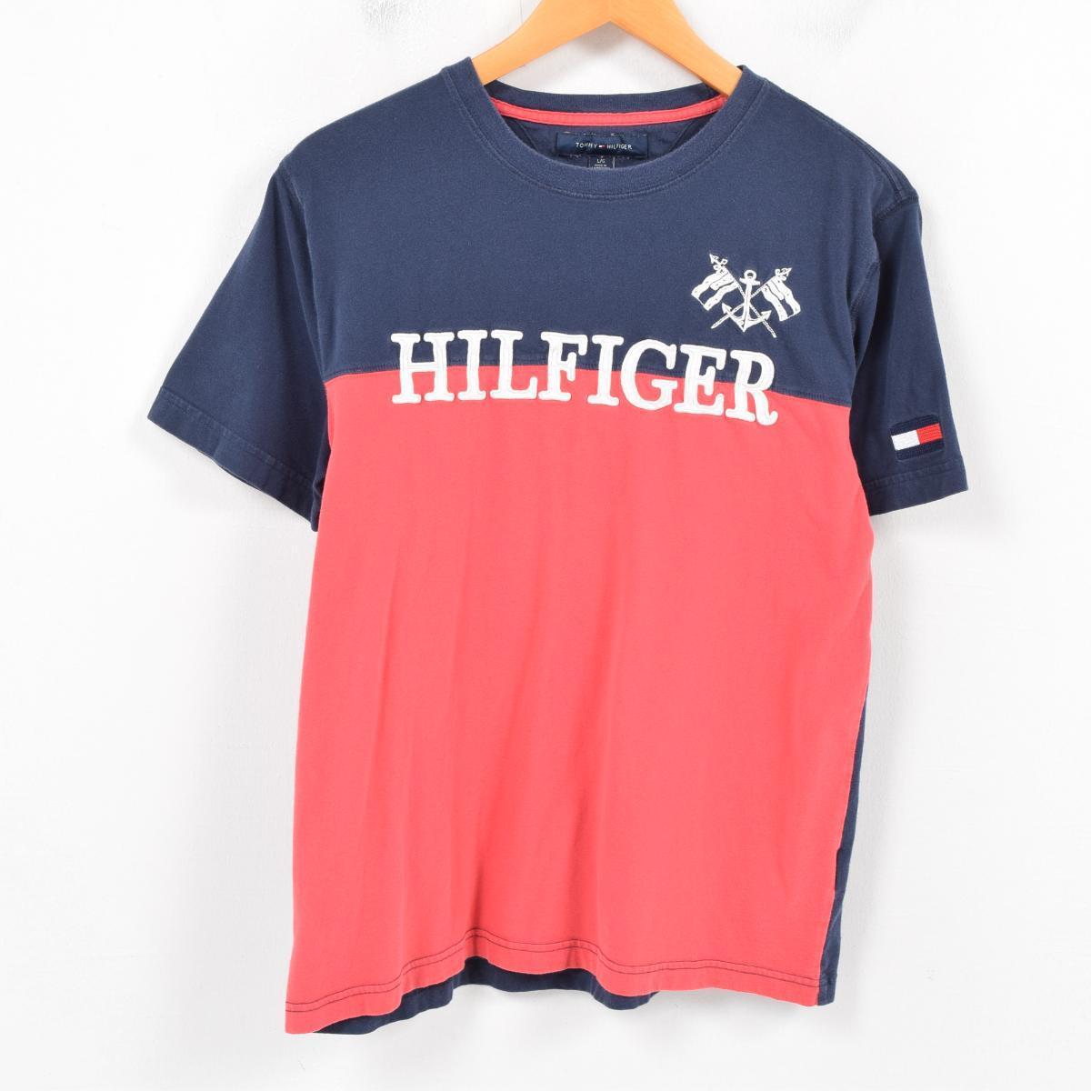 Tommy Hilfiger トミーヒルフィガー Tシャツ メンズxl 古着 Cave