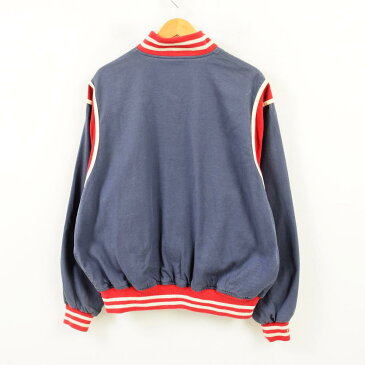 希少レア 90年代 ラルフローレン Ralph Lauren POLO by Ralph Lauren P WING ウイングフット コットンスタジャン メンズXL ヴィンテージ /wat4990 【中古】【n1807】 【180531】【SVTG】