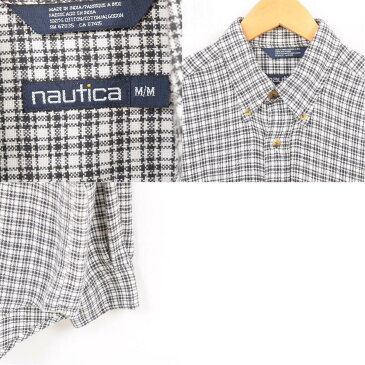 ノーティカ NAUTICA チェック柄 長袖 ボタンダウン ライトネルシャツ メンズL /wat5994 【中古】【古着屋JAM】 【180608】【PD191018】【CS2003】【SS2003】