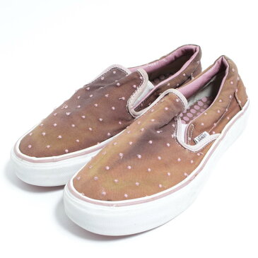 バンズ VANS SLIP-ON スリッポン スニーカー US6.5 レディース24.5cm /bon1285 【中古】【古着屋JAM】 【180619】【SS1912】