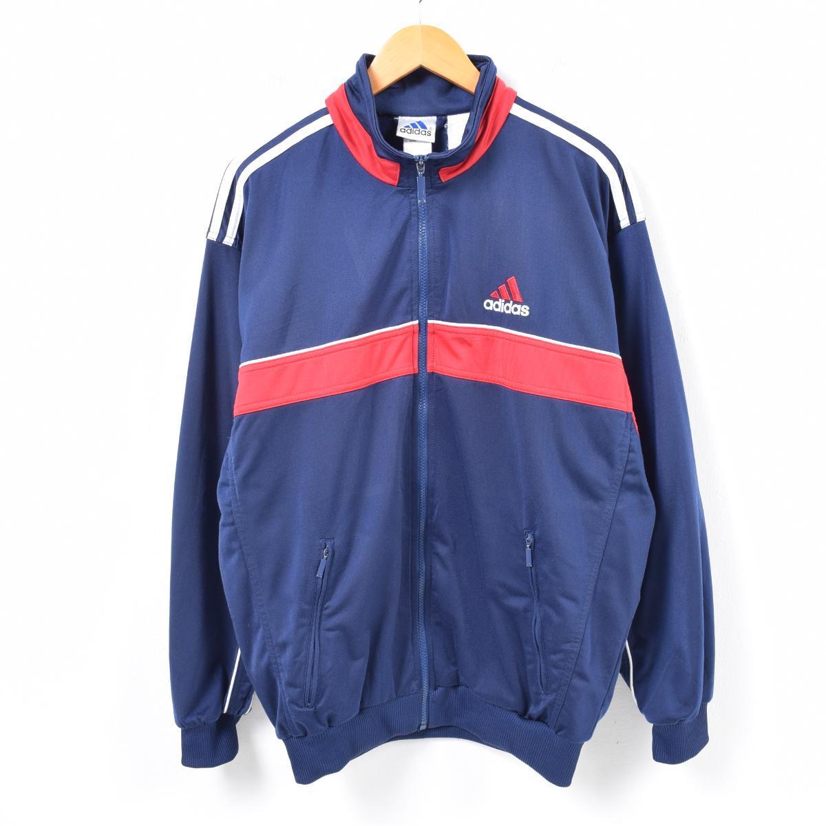 90年代 アディダス Adidas ジャージ トラックジャケット メンズxl ヴィンテージ Waq6432 中古 古着屋jam Ss1909 Ts1911 Pd Cs03 Ss07 ジャージ トラックジャケット 古着屋 Jam ジャム