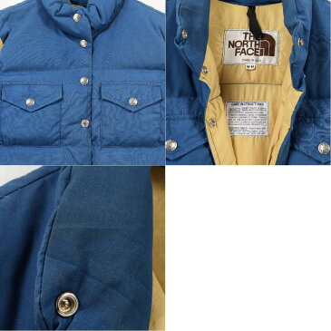 80年代 ザノースフェイス THE NORTH FACE 茶タグ ダウンベスト USA製 レディースM ヴィンテージ /wat3221 【中古】 【181104】