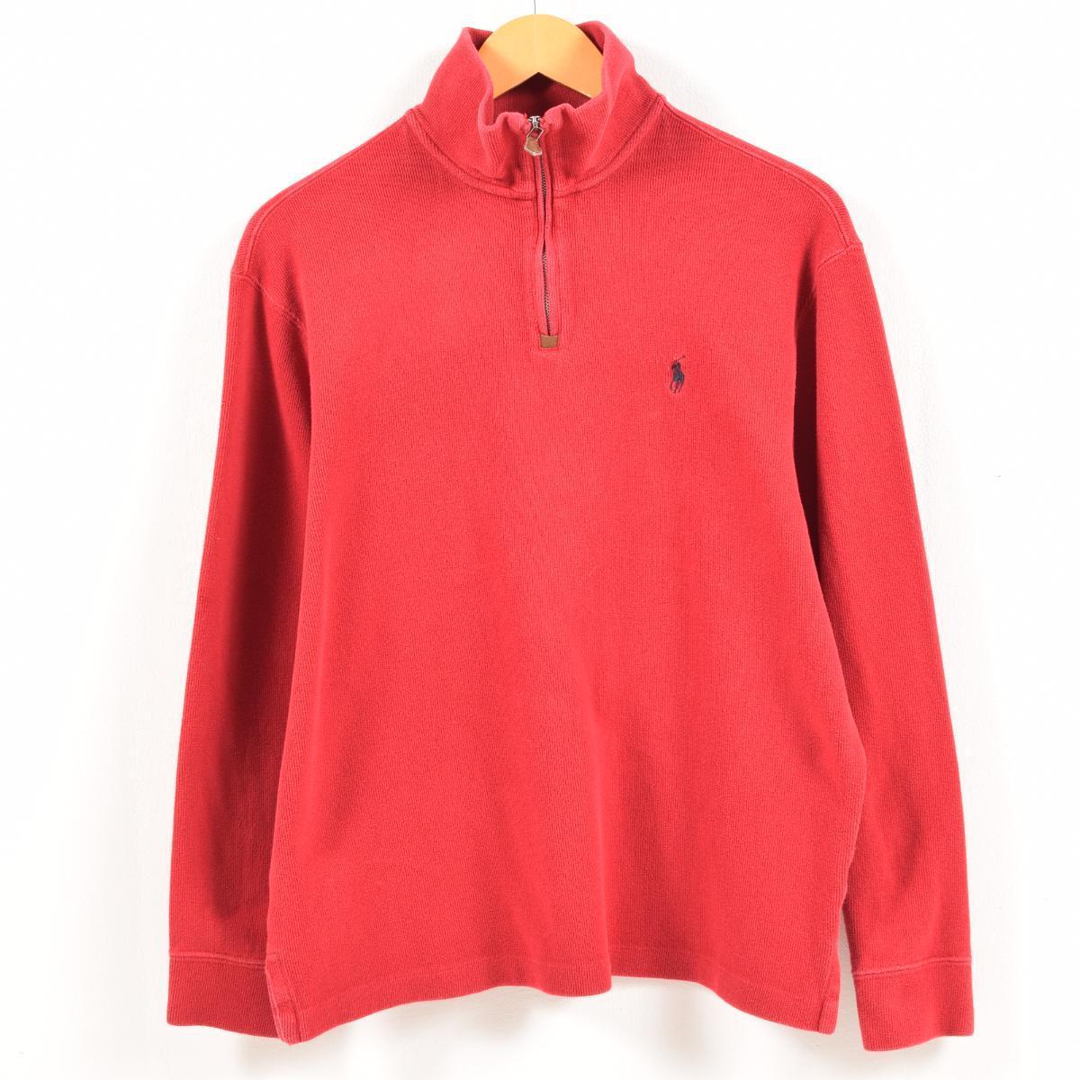 ラルフローレン Ralph Lauren POLO by Ralph Lauren ハーフジップスウェットシャツ トレーナー メンズM /waw8737 【中古】 【181101】【PD191018】【CS2003】【SS2006】【SS2007】