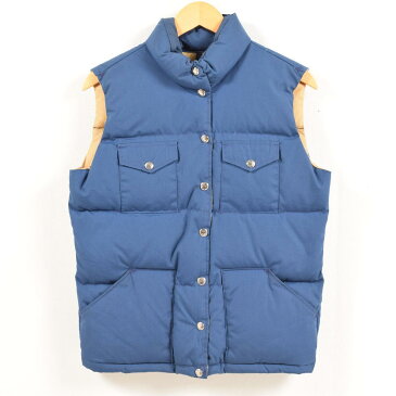 70~80年代 ザノースフェイス THE NORTH FACE 茶タグ ダウンベスト USA製 レディースL ヴィンテージ /wat2549 【中古】 【181120】