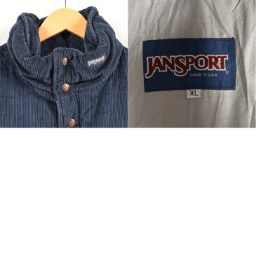 90年代 ジャンスポーツ JANSPORT コーデュロイ切替 ダウンベスト USA製 メンズXL /wat2566 【中古】 【181120】