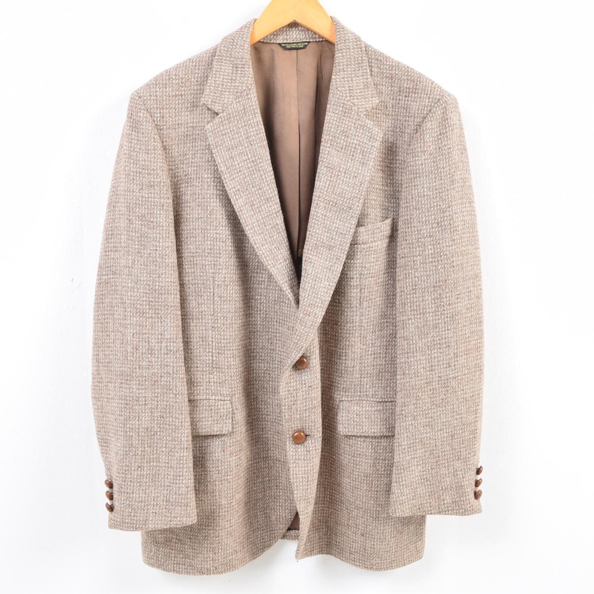 70年代 ハリスツイード Harris Tweed ウールテーラードジャケット Usa製 メンズm ヴィンテージ Wba95 M19 1819 Gs1911 Ts01 Ss07 Cs07 Js10 テーラードジャケット 古着屋jam ジャム