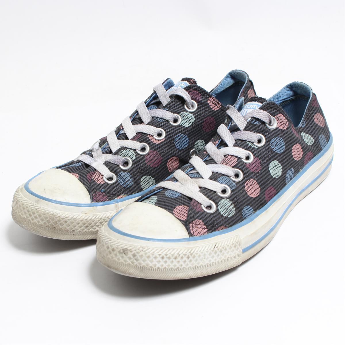 コンバース Converse All Star Ox オールスター ドット柄 スニーカー Us8 レディース24 5cm Bon5072 Ss06 Ss07 Cs07 Ss09 Js10 Ss12 Ss2101 Cs2101 Ss2103 Converse コンバース 古着屋jam ジャム