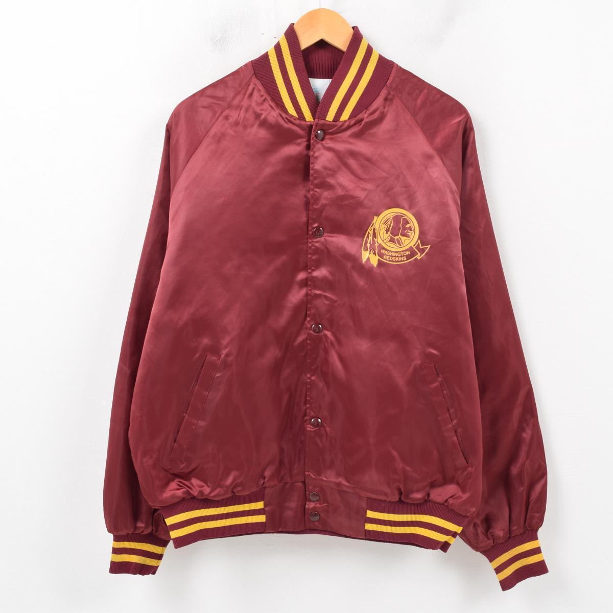 80年代 Westark Nfl Washington Redskins ワシントンレッドスキンズ ナイロンスタジャン アワードジャケット Usa製 メンズxl ヴィンテージ Wbb1015 1903 Ts1911 Pd01 Cs03 Ss07 Cs07 スタジャン 古着屋jam ジャム