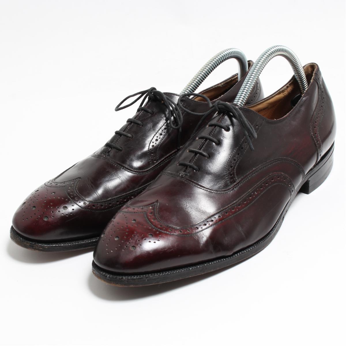 ジョンストンアンドマーフィー JOHNSTON&MURPHY ウイングチップシューズ USA製 9D/B メンズ27.0cm /bon4373 【中古】 【190209】【ws2001】