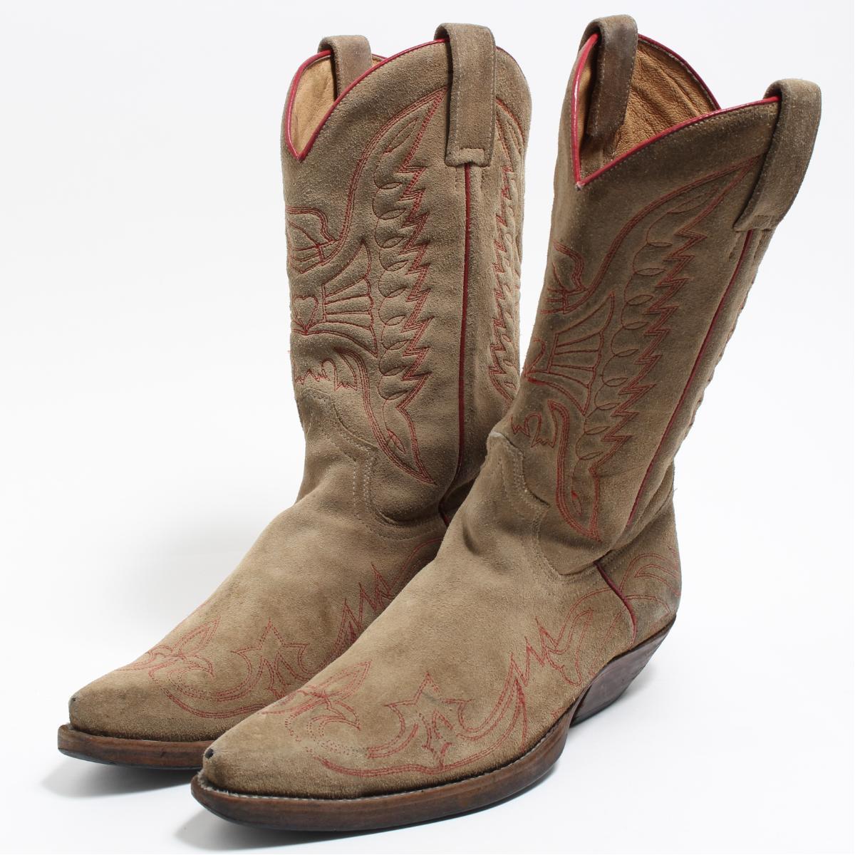 センドラ SENDRA ウエスタンブーツ スペイン製 UK8 メンズ26.5cm /boo7213 【中古】 【190307】【SS2006】【SS2007】