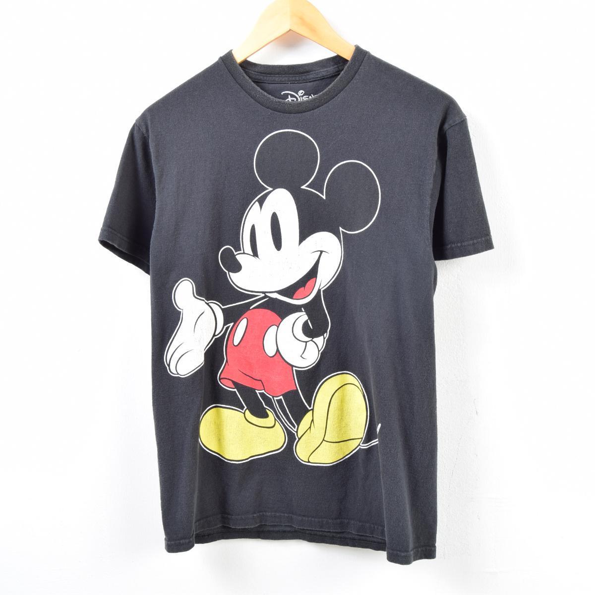 ディズニー Disney Mickey Mouse ミッキーマウス 両面プリント キャラクタープリントtシャツ レディースm Wbd16 キャラクターtシャツ 古着屋jam ジャム