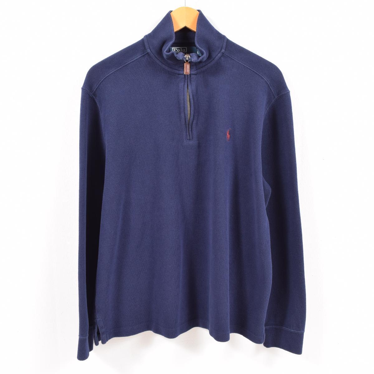 ラルフローレン Ralph Lauren POLO by Ralph Lauren ハーフジップスウェットシャツ トレーナー メンズL /wbc7693 【中古】 【190321】【PD2001】【CS2003】【SS2003】