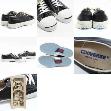 希少 デッドストック DEAD STOCK 90年代 コンバース CONVERSE JACK PURCELL ジャックパーセル レザースニーカー USA製 US6 レディース24.0cm ヴィンテージ /boo6260 【中古】 【190406】【ws2001】【VTG】【CS2001】