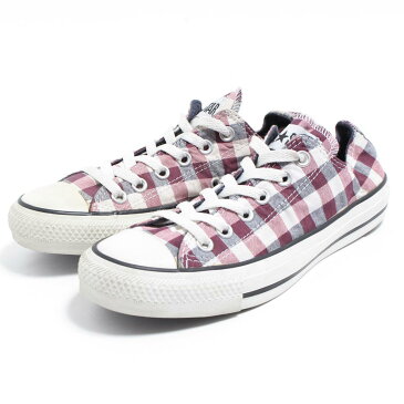 コンバース CONVERSE ALL STAR OX オールスター チェック柄 スニーカー US5 レディース24.0cm /boo4752 【中古】 【190415】