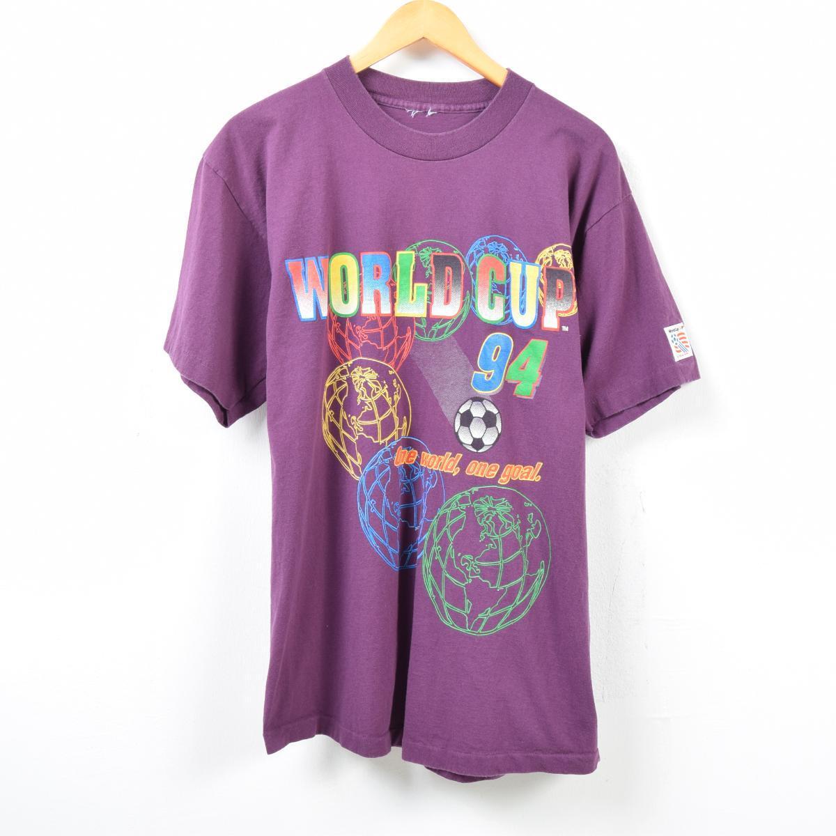 90年代 World Cup 94 Fifaワールドカップ Usa 1994 ロゴプリントtシャツ メンズxl Wbd5450 Ss1909 その他tシャツ 古着屋jam ジャム