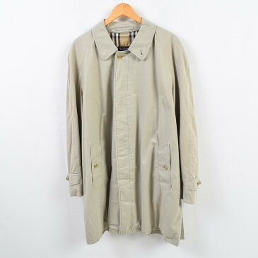 バーバリー Burberry's ステンカラーコート バルマカーンコート 英国製 メンズXL /wao9501 【中古】 【180405】【SS1909】【TS1911】