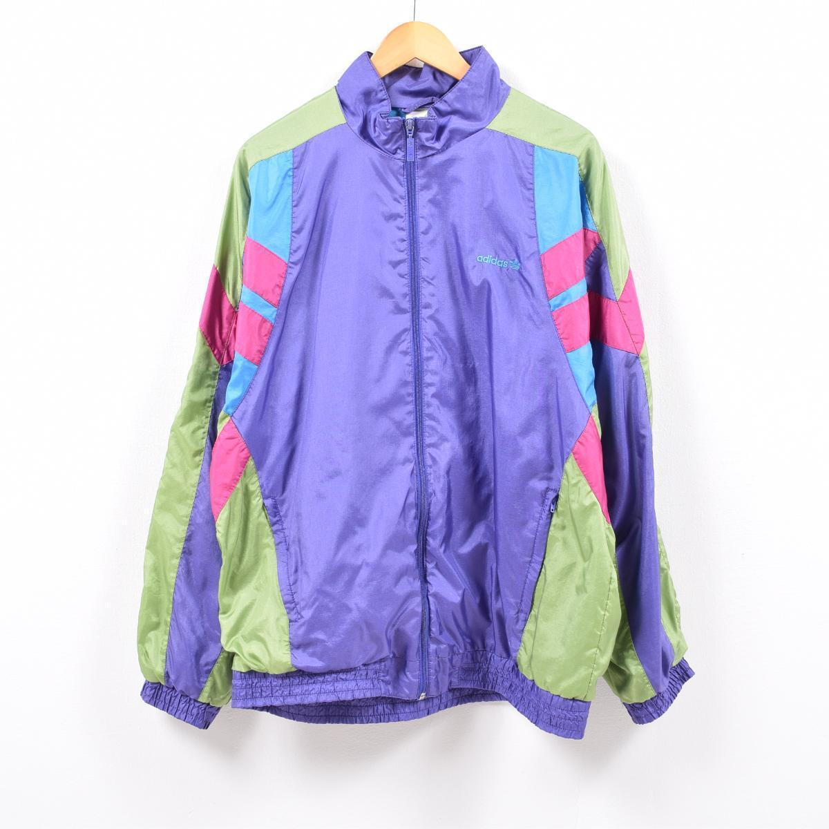 80~90年代 アディダス adidas ウインドブレーカー メンズXL ヴィンテージ /wbb8074 【190519】